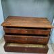 Commode empire en plaquage d acajou