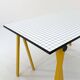 Yellow "Trestle" desk by Rodney Kinsman for Bieffeplast, 1980