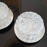 Pair of 50s wall/ceiling lights