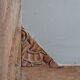 Small toilet furniture or pharmacy with art deco mirror