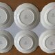 6 large flat antique plates in Sarreguemines earthenware