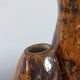 Vintage brutalist ceramic twin vase
