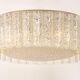 Superb glass tube ceiling light from Murano by Doria, Germany, 1960s.