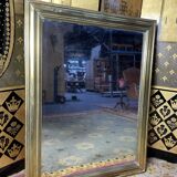Miroir en laiton de bistrot