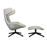 Set of  Lounge Chair and Ottoman By Alfredo Haberli for Moroso