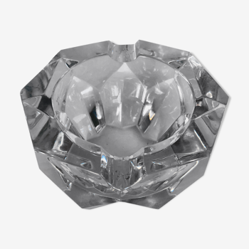 Baccarat-cut crystal ashtray