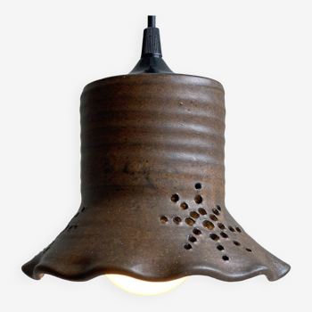 Lampe à suspension vintage Jan de Graaf en céramique hollandaise