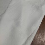Antique damask linen tablecloth, five napkins, 180 x 170 cm, BC monogram