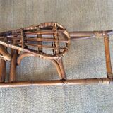 Rattan rocking horse
