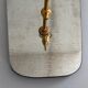 Pair of brass wall lights with mirrors, mid-20th century, Italy, 1960.