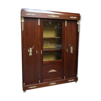 Empire mahogany bookcase firm