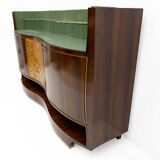 Vittorio Dassi Mid-Century Modern Italian Cabinet Bar, 1950s