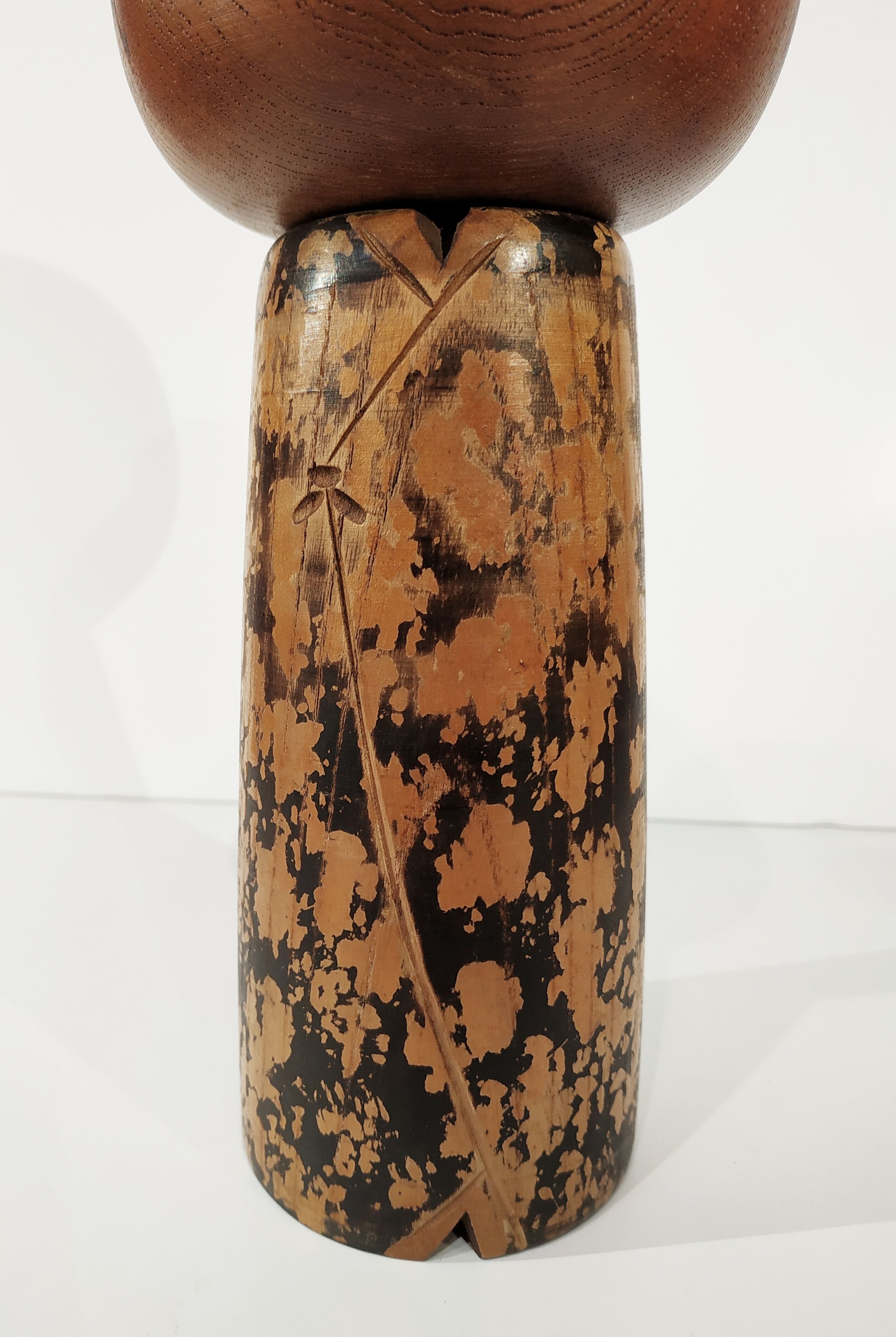 Kokeshi doll, master Kuribayashi Issetsu 1970  Japan