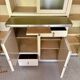 Vintage 1950s painted wooden sideboard – display cabinet, drawers and shelves –