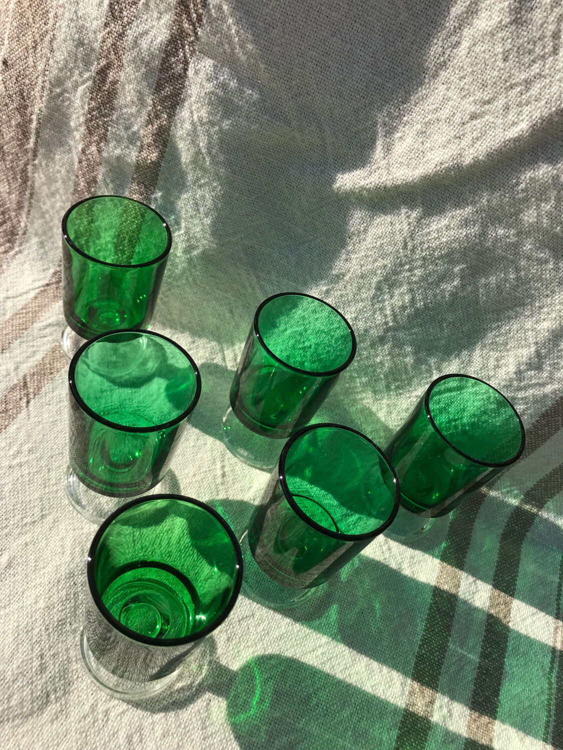 Ensemble de 6 verres à digestifs Suède / Cavalier Luminarc