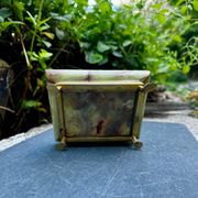 Onyx catchall from Italy, 1960s.