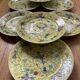 8 polychrome Chinese porcelain plates - Very good condition - 1950s
