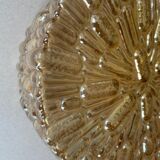 Amber ceiling lamp Caralux Planet 70s