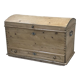 English domed fir chest - 19th century