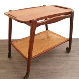 1950s Danish trolley serving cart