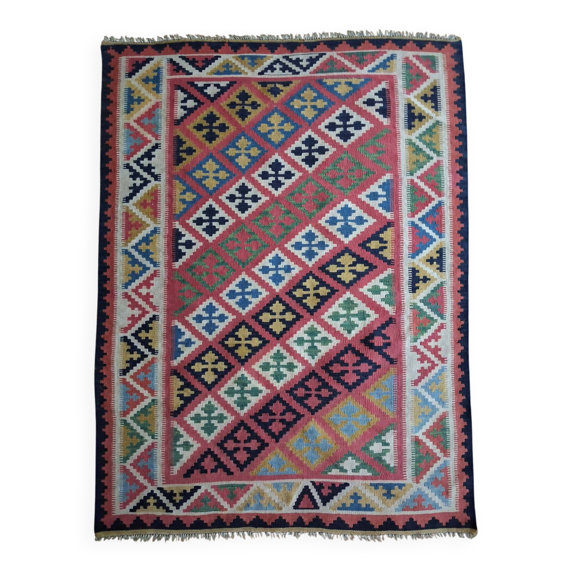 Handmade Persian Qashqai rug 180x135cm