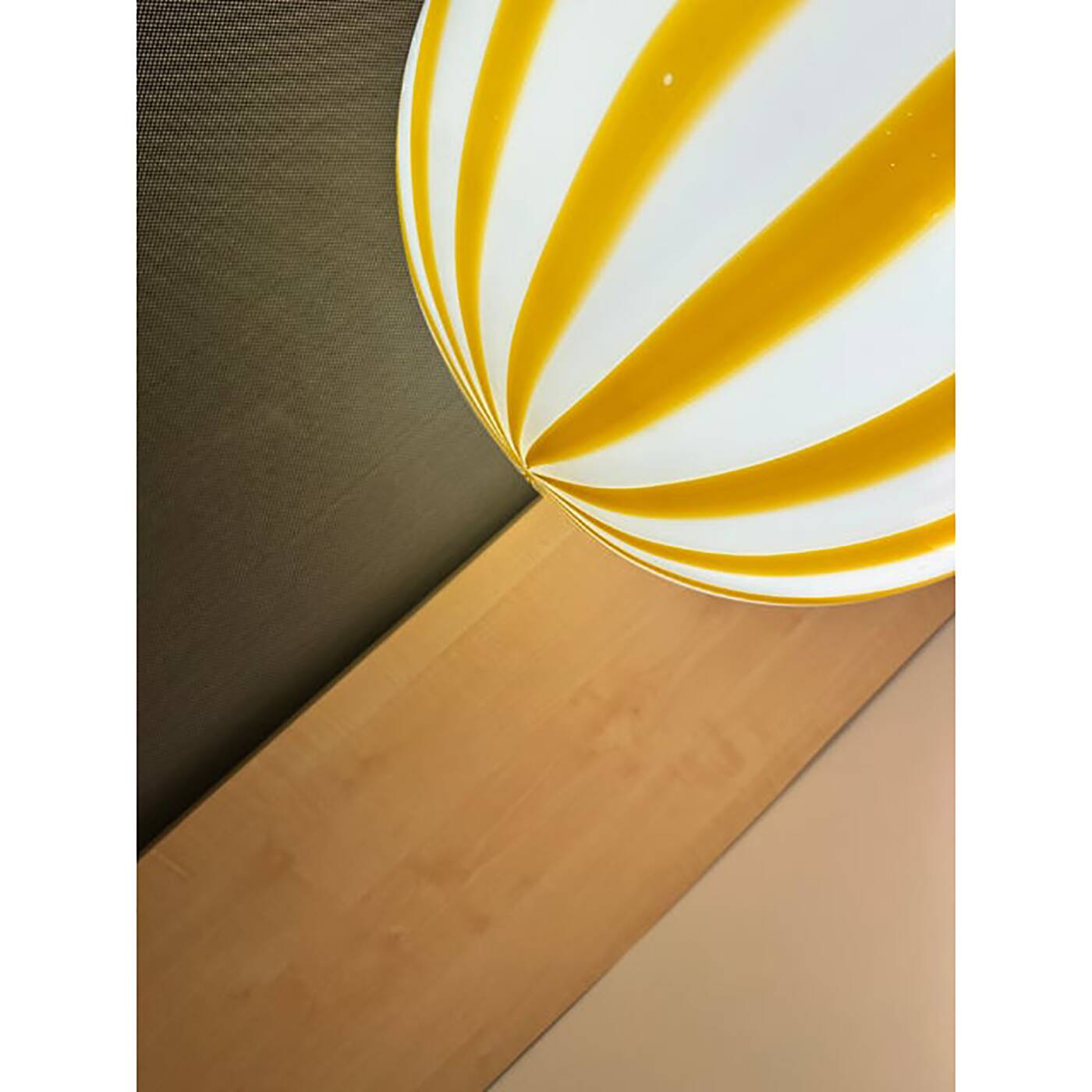 Italian Glass Swirling Multicolors Pendant Sphere