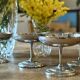 Lot de 6 coupes à dessert vintage en inox