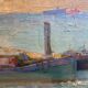 Tableau ancien, Marine, années 40