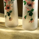 Pair of art deco vases in glass