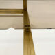1970s brass shelf