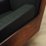 Fauteuil de bureau en cuir, design danois, années 1970, production: Danemark