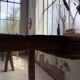 Brutalist popular art table XXL 3.5m/4m pine and oak
