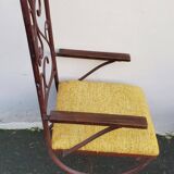 Set of 6 artistic ironwork armchairs by Raymons Menos d'Haiti