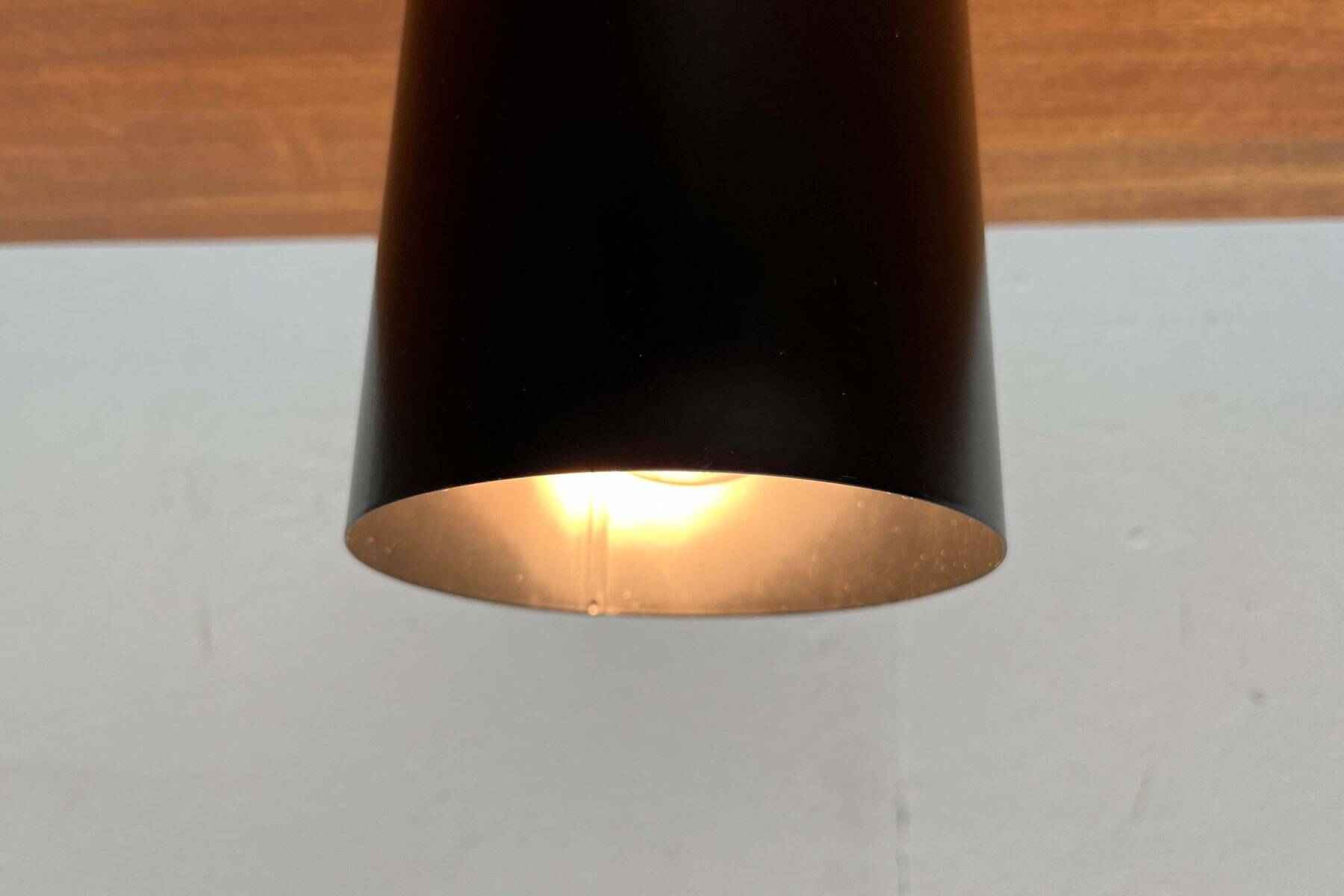 Vintage minimalist ceiling light from Ikea, 1980s.