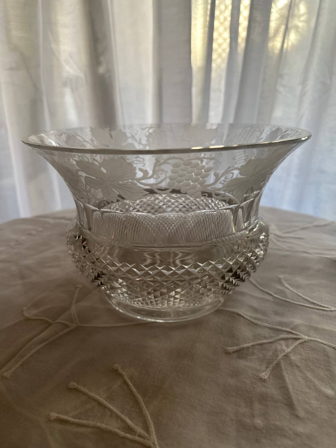 Vintage Centrepiece Edinburgh Crystal from the Period 1867