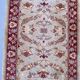 Very long tribal runner 440x82 cm tribal rug, beige, blue, vintage 2506
