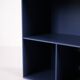 Montana bookcase – blue – 4 shelves