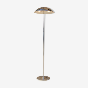 Lampadaire champignon space age chromé Suisse 1970s