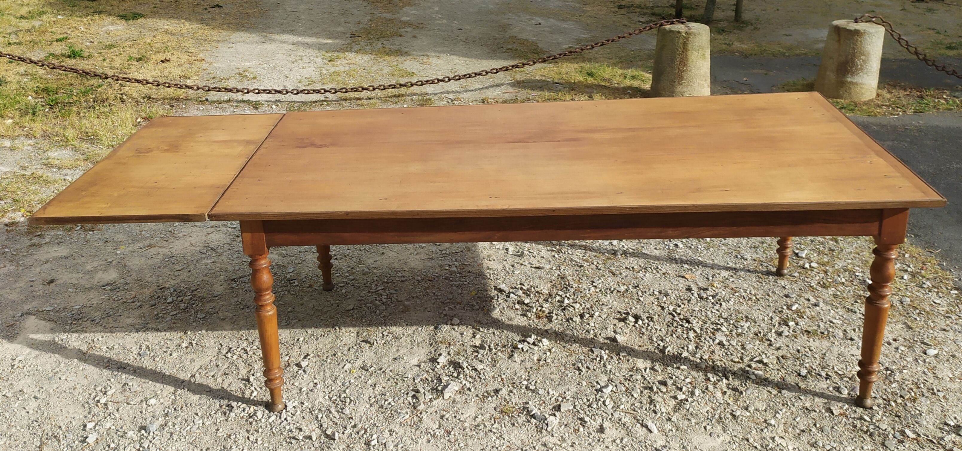 Table de ferme 200 cm extensible