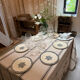 Service flat plates Jules Vieillard Bordeaux in ironstone