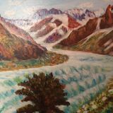 Mountain landscape painting