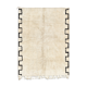 Tapis marocain moderne blanc 300x430cm