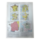Map sheet - France, population and divisions - 27x37cm - 1