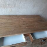 Restored farmhouse dining table
