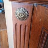 Vitrine empire 2 porte bois ep 1940/50