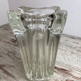 Molded glass vase
