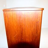 Commode-chiffonnier "Tallboy" en teck, Suède, 1950