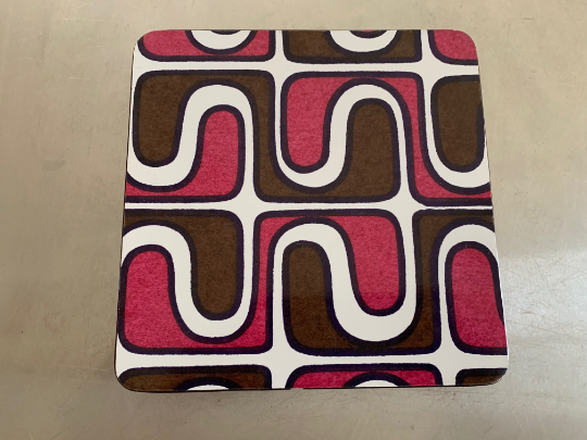 Table mat in formica 70s