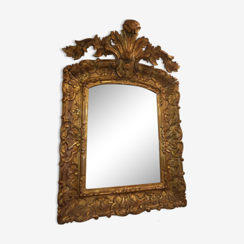 Miroir bois doré Rocaille