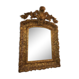 Miroir bois doré Rocaille